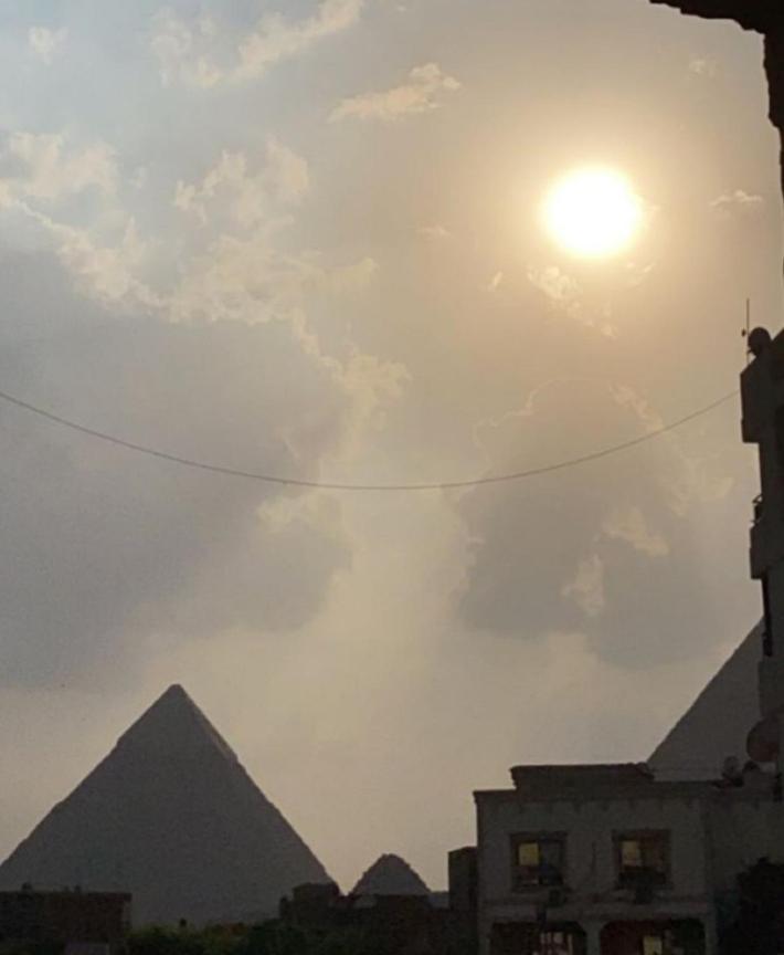 Asma Pyramids View Hotel Kafrat al Jabal Bagian luar foto